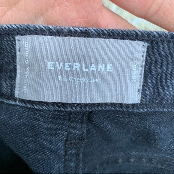Everlane Black Cheeky Jean Crop size 26 - Picture 6 of 7